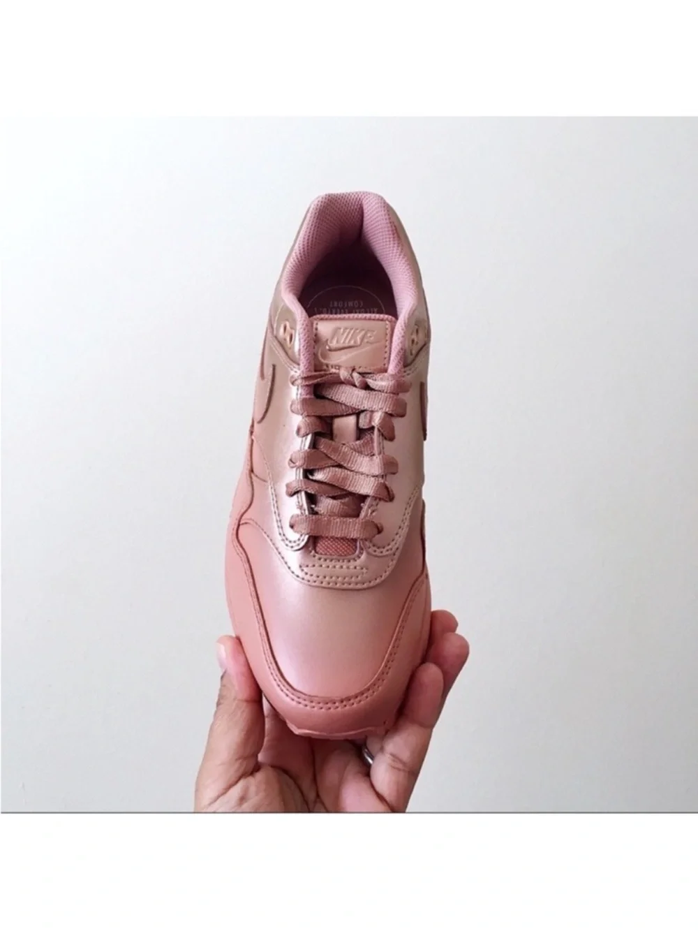 Nike Women's Air Max 1 LX Rose Gold Dusty Pink Women’s Sneakers